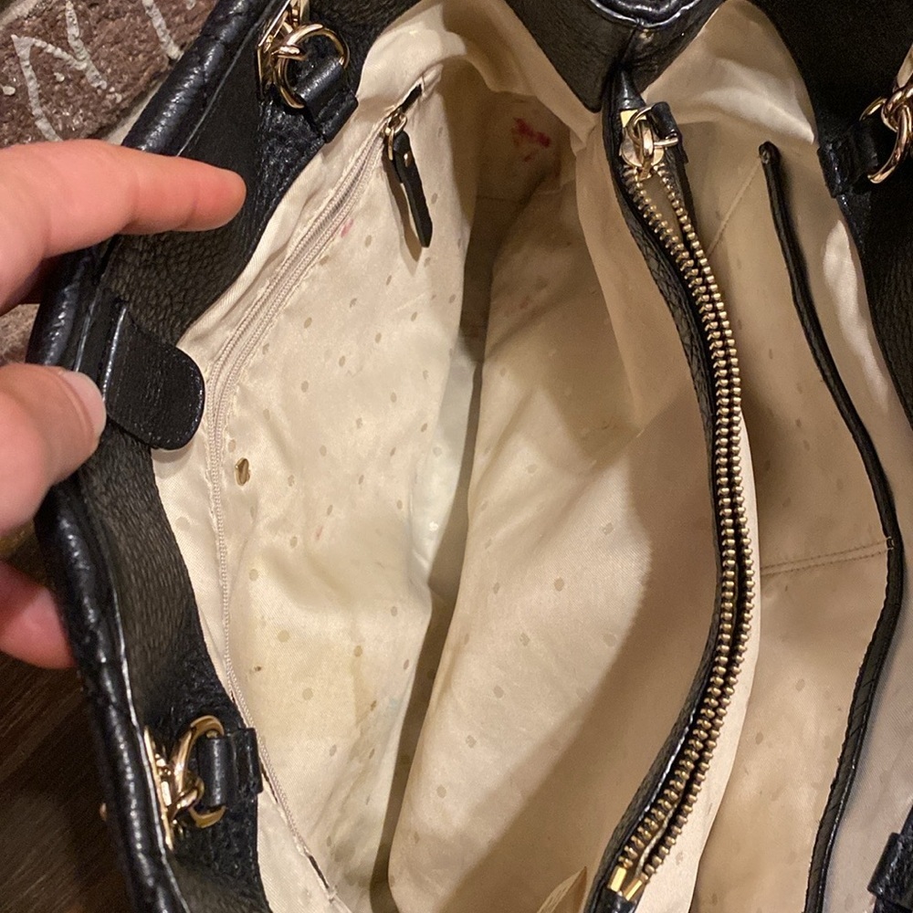 Kate Spade Black and gold Sedgwick‎ Place Phoebe quilted leather tote - Picture 7 of 11